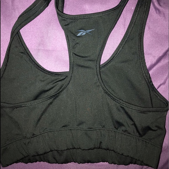 black reebok sports bra - size medium - Picture 3 of 4